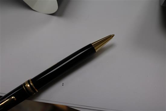 Montblanc Meisterstuck ballpoint pen a mechanical pencil, mint, in original boxes (2)